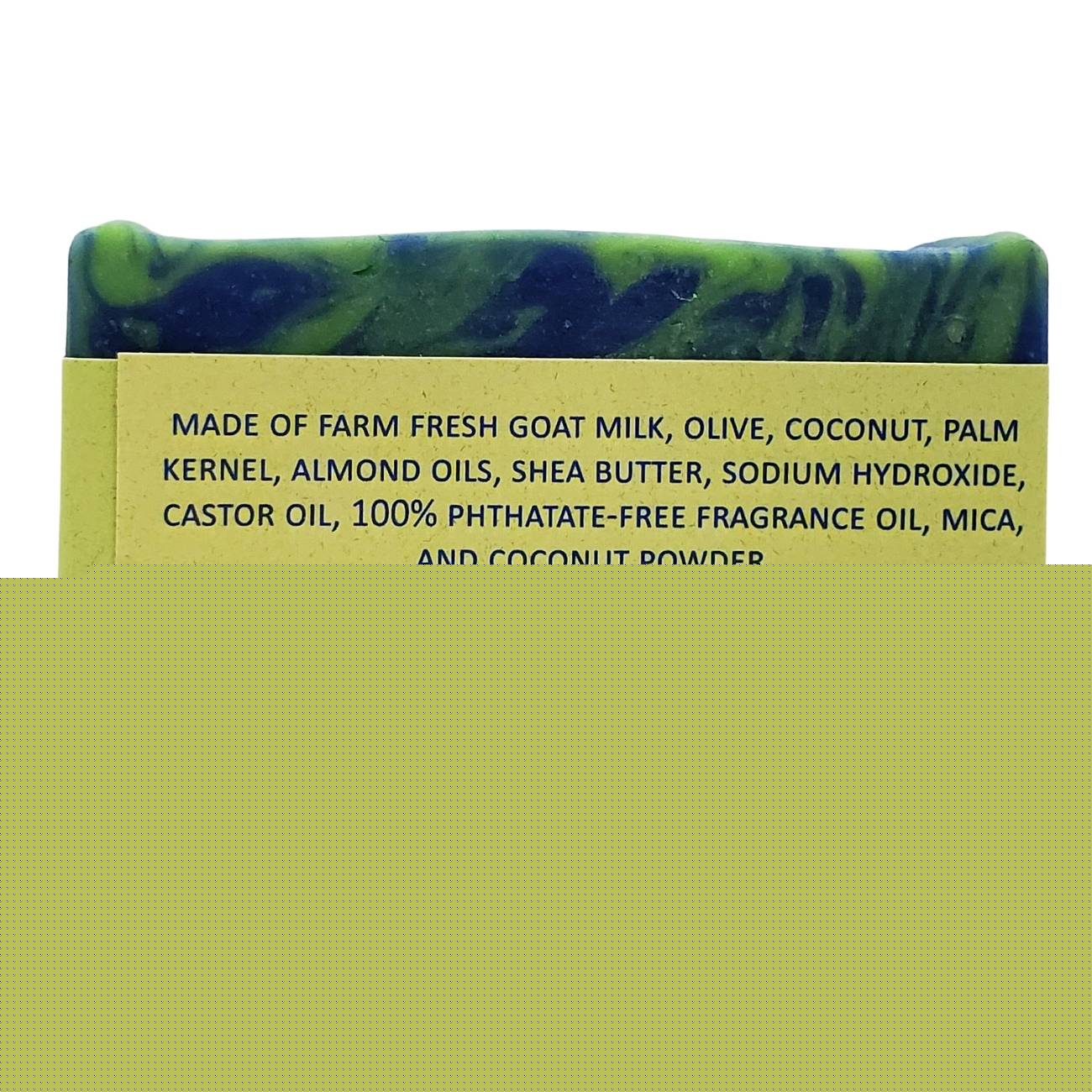 Handmade Goat Milk Soap | Hydrating With Antioxidants | Tropical Coconut & Lime Verbena Scent